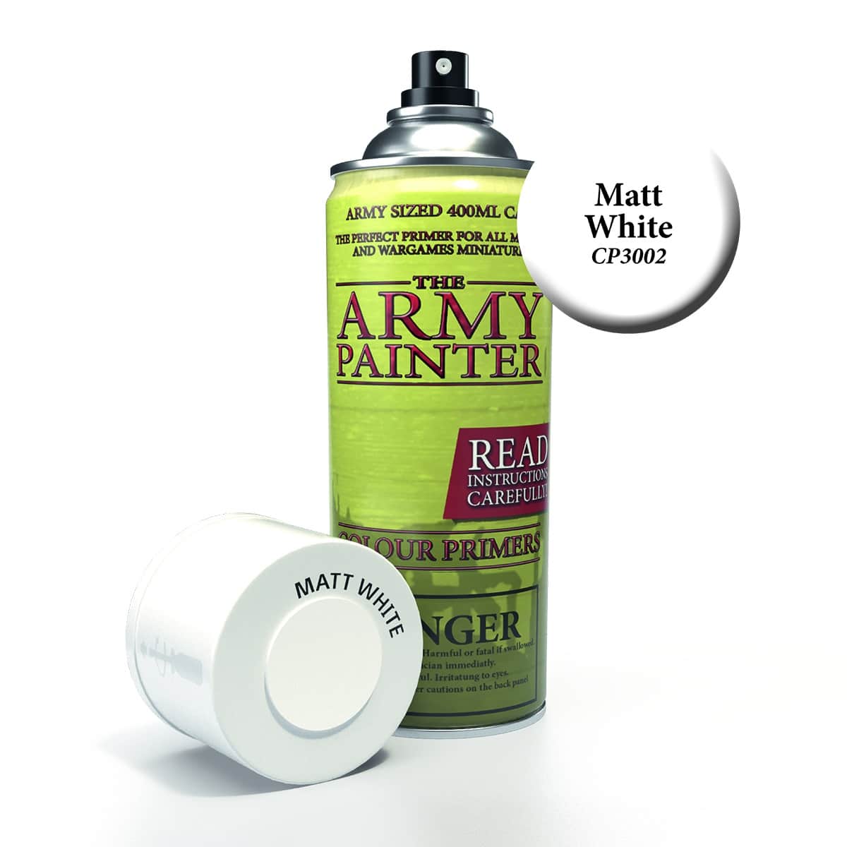 Army Painter Matt White Base Primer Spray - A Muse N Games
